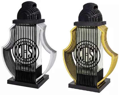 Znicz Artemida Deluxe 32 cm srebrny lub złoty Santa Marozza